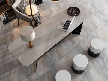 Las tejas vetean la porcelana de los pisos que la pared grande de la porcelana de la teja de la porcelana del tamaño teja la baldosa de la porcelana de la sala de estar