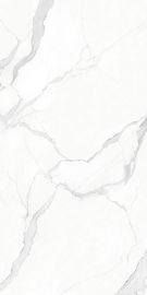 Teja de mármol de la mirada, teja moderna blanca barata de la porcelana de Carrara de la garantía de calidad para el suelo de la pared