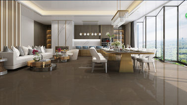 Teja anti de la porcelana del resbalón de Dack Brown Ceramic 1200x2400m m