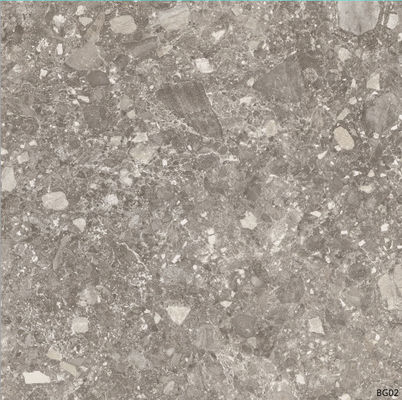 Teja de la porcelana del mármol de la absorción de agua del gris 0,5% para la pared interior